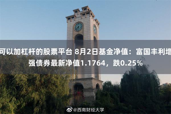 可以加杠杆的股票平台 8月2日基金净值：富国丰利增强债券最新净值1.1764，跌0.25%