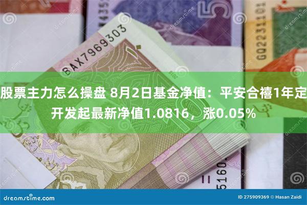 股票主力怎么操盘 8月2日基金净值：平安合禧1年定开发起最新净值1.0816，涨0.05%